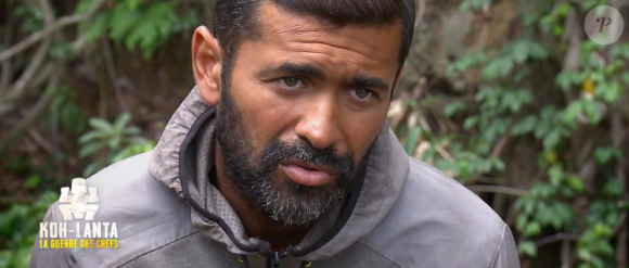 Mohamed dans "Koh-Lanta, la guerre des chefs" (TF1), le 17 mai 2019.
