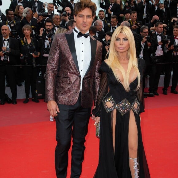 Ana Bettz et Gabriel Garkor (représentant de la marque Made Petrol Italia) à la première du film "Les Misérables" lors du 72ème Festival International du Film de Cannes, le 15 mai 2019. © Rachid Bellak/Bestimage