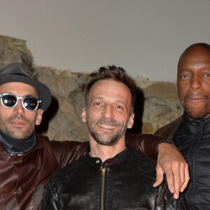 Exclusif - L'artiste JR, Mathieu Kassovitz et Oxmo Puccino (Abdoulaye Diarra) (Abdoulaye Diarra) lors de l'after-party Magnum du film "Les Miséblables" et du film "Litigante" dans une villa lors du 72ème Festival International du Film de Cannes, France, le 15 mai 2019. © Veeren/Bestimage