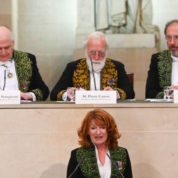 Muriel Mayette-Holtz - Cérémonie d'installation de Muriel Mayette-Holtz à l'Académie des beaux-arts à Paris le 15 mai 2019. © Coadic Guirec/Bestimage