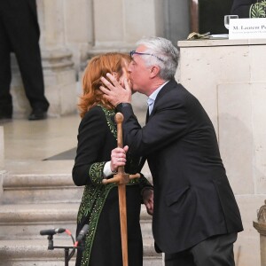 Muriel Mayette-Holtz et Stefano Boeri - Cérémonie d'installation de Muriel Mayette-Holtz à l'Académie des beaux-arts à Paris le 15 mai 2019. © Coadic Guirec/Bestimage