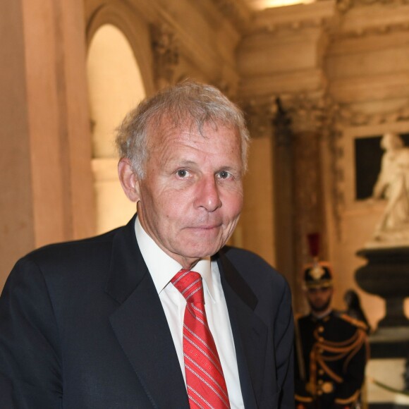 Patrick Poivre d'Arvor (PPDA) - Cérémonie d'installation de Muriel Mayette-Holtz à l'Académie des beaux-arts à Paris le 15 mai 2019. © Coadic Guirec/Bestimage