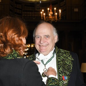 Muriel Mayette-Holtz et Laurent Petitgirard - Cérémonie d'installation de Muriel Mayette-Holtz à l'Académie des beaux-arts à Paris le 15 mai 2019. © Coadic Guirec/Bestimage