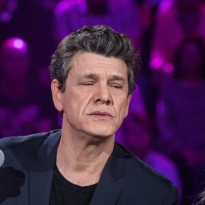 Exclusif Marc Lavoine - Enregistrement de l'émission "Bon anniversaire Veronique Sanson" qui sera diffusée le 26 Avril 2019 à 21 heures sur France 3. Paris le 8 Avril 2019. Une grande soirée événement avec Véronique Sanson et ses amis. L'émission mettra à l'honneur les grandes dates de la vie de l'artiste. Pour chacune d'entre elles, la chanteuse devra replonger dans ses souvenirs pour retrouver à quel événement de sa vie cette date correspond. Une fois cet événement découvert, une surprise préparée dans le plus grand secret lui sera réservée par ses proches et les artistes qu'elle aime : des chansons en duo et en solo, des sketches inédits, des happenings. © Cyril Moreau / Bestimage