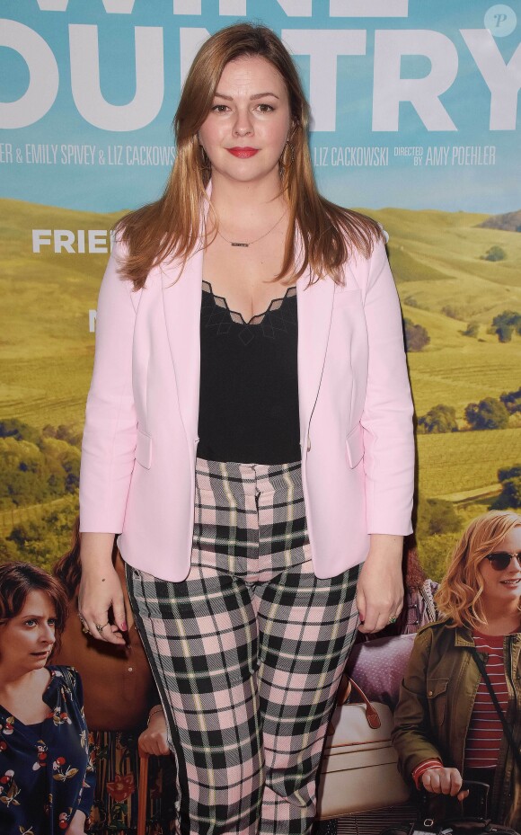 Amber Tamblyn à la première de "Wine Country" à New York le 8 mai 2019.