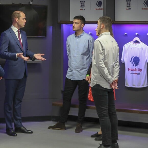 Le prince William, duc de Cambridge, assiste au lancement d'une nouvelle campagne sur la santé mentale au stade de Wembley à Londres, Royaume Uni, le 15 mai 2019.