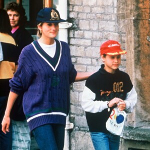 Diana et son fils William en 1993.