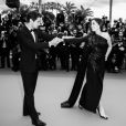 Anouchka Delon (Robe Elie Saab) et son compagnon Julien Dereims - Montée des marches du film "A Hidden Life" lors du 72ème Festival International du Film de Cannes. Le 19 mai 2019 © Borde / Bestimage