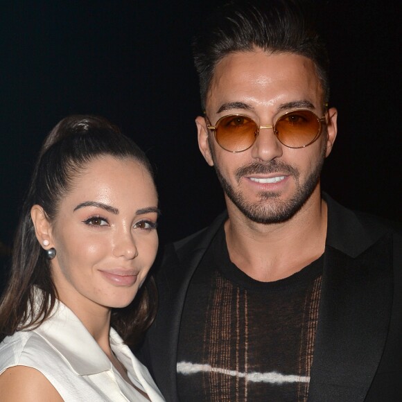 Nabilla Benattia (enceinte) et son mari Thomas Vergara au photocall de l'after party "Magnum x Rita Ora" sur la plage privé Magnum lors du 72ème Festival International du Film de Cannes, France,le 16 mai 2019. © Veeren/Bestimage