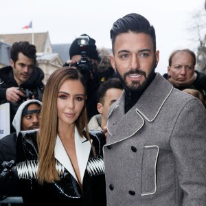 Nabilla Benattia, Thomas Vergara - Arrivées au défilé de mode Haute-Couture printemps-été 2019 "Jean Paul Gaultier" à Paris. Le 23 janvier 2019 © Veeren-CVS / Bestimage