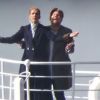 Céline Dion et James Corden enregistrent une parodie de Titanic pour le Carpool Karaoke, à Las Vegas. Mars 2019
