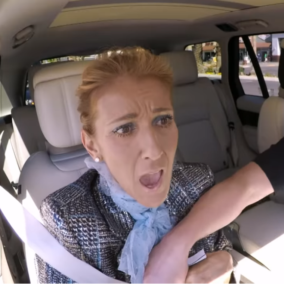 Céline Dion dans le Carpool Karaoke de James Corden, le 20 mai 2019