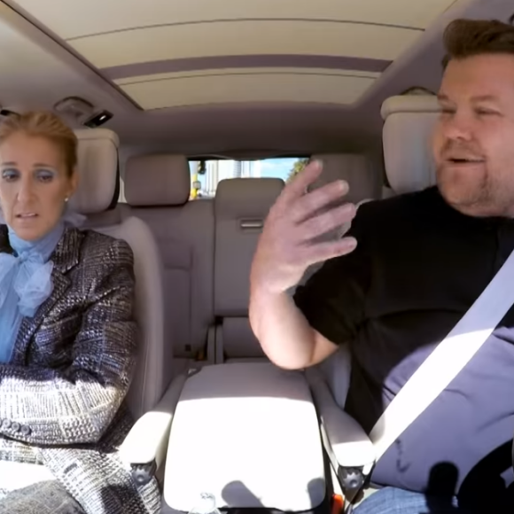 Céline Dion dans le Carpool Karaoke de James Corden, le 20 mai 2019