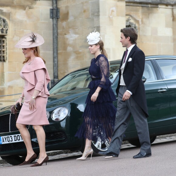 Beatrice d'York - Mariage de Lady Gabriella Windsor avec Thomas Kingston dans la chapelle Saint-Georges du château de Windsor le 18 mai 2019.