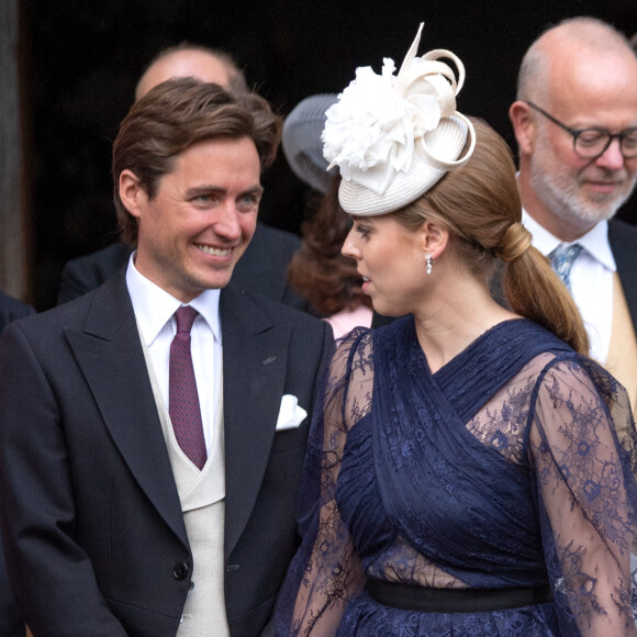 Beatrice d'York - Mariage de Lady Gabriella Windsor avec Thomas Kingston dans la chapelle Saint-Georges du château de Windsor le 18 mai 2019.