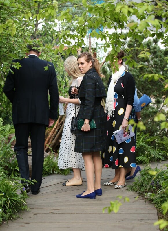 La princesse Beatrice d'York en visite au "Chelsea Flower Show 2019" à Londres, le 20 mai 2019.