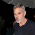 Exclusif - George Clooney est allé diner avec son ami Rande Gerber au restaurant italien Madeo à Beverly Hills, le 25 octobre 2018