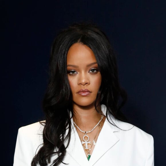 Rihanna assiste au cocktail de présentation de la première collection de "Fenty". Paris, le 22 mai 2019.