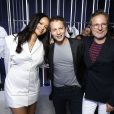 Rihanna, Marc Olivier Fogiel et Olivier Bialobos assistent au cocktail de présentation de la première collection de "Fenty". Paris, le 22 mai 2019.