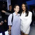 Sarah Andelman et Rihanna assistent au cocktail de présentation de la première collection de "Fenty". Paris, le 22 mai 2019.