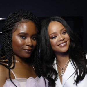Rihanna et Toni Blaze assistent au cocktail de présentation de la première collection de "Fenty". Paris, le 22 mai 2019.