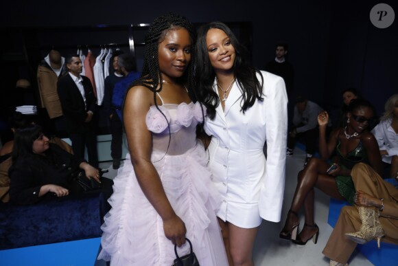 Rihanna et Toni Blaze assistent au cocktail de présentation de la première collection de "Fenty". Paris, le 22 mai 2019.