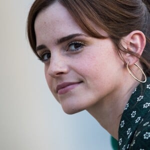 Emma Watson - Les participants à la réunion du conseil consultatif pour l'égalité entre les femmes et les hommes sont accueillis par B.Macron au palais de l'Elysée à Paris le 19 février 2019. © Cyril Moreau / Bestimage