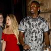 Exclusif - Le joueur de football international français Paul Pogba (Manchester United) est allé diner en amoureux avec sa nouvelle compagne au restaurant TAO à Hollywood, le 7 juillet 2017.