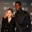 Paul Pogba et sa compagne Maria Salaues lors de la soirée du prix du joueur de l'année de Manchester United 2019 au stade Old Trafford à Manchester, Royaume Uni, le 9 mai 2019.