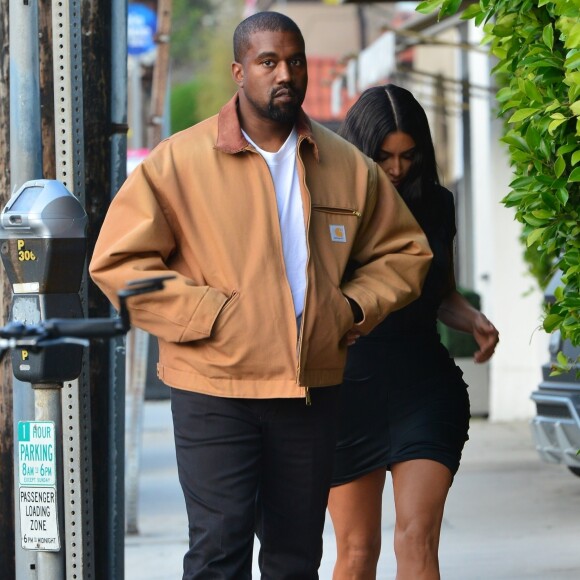 Exclusif - Kim Kardashian et Kanye West sont allés dîner au restaurant "Giorgio Baldi" à Los Angeles, le 23 mai 2019.