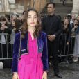 Marianna Fontana arrive au Musei Capitolini pour assister au défilé Gucci, collection croisière 2020. Rome, le 28 mai 2019.
