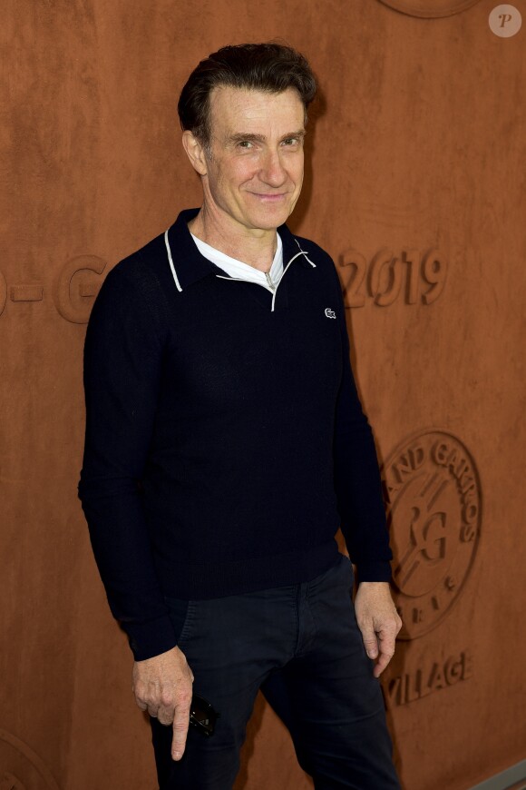 Thierry Frémont - Les célébrités dans le village des Internationaux de France de Tennis de Roland Garros 2019 à Paris. Le 29 mai 2019