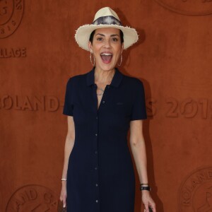 Cristina Cordula au village lors des internationaux de tennis de Roland Garros à Paris, France, le 2 juin 2019. © Jacovides-Moreau/Bestimage