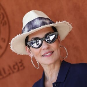 Cristina Cordula au village lors des internationaux de tennis de Roland Garros à Paris, France, le 2 juin 2019. © Jacovides-Moreau/Bestimage