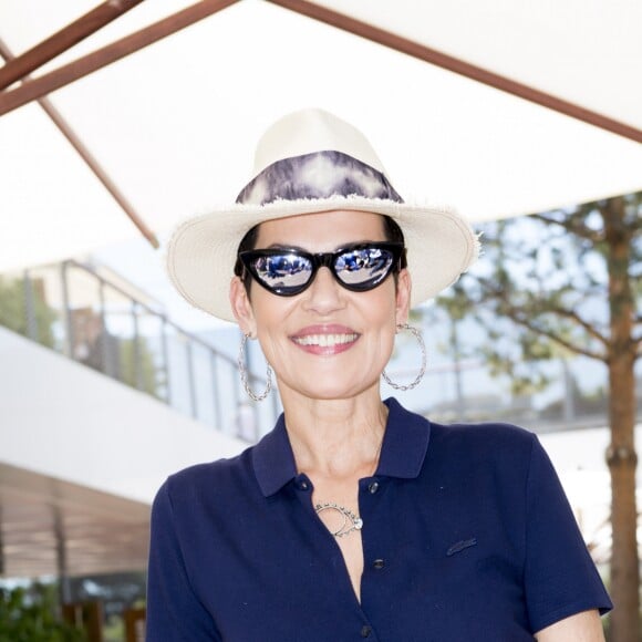 Cristina Cordula au village lors des internationaux de tennis de Roland Garros à Paris, France, le 2 juin 2019. © Jean-Baptiste Autissier/Panoramic/Bestimage