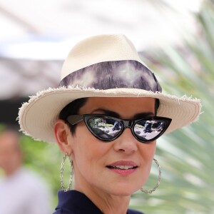 Cristina Cordula au village lors des internationaux de tennis de Roland Garros à Paris, France, le 2 juin 2019. © Jacovides-Moreau/Bestimage