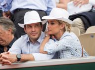 Élodie Gossuin et son mari Bertrand complices : Baisers et tendresse en tribunes