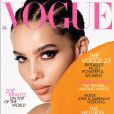 Zoë Kravitz en couverture du numéro de juillet 2019 de British Vogue.