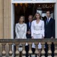 Ivanka Trump et son mari Jared Kushner au palais de Buckingham à Londres le 3 juin 2019 lors de la visite officielle en Grande-Bretagne de Donald Trump et son épouse Melania.