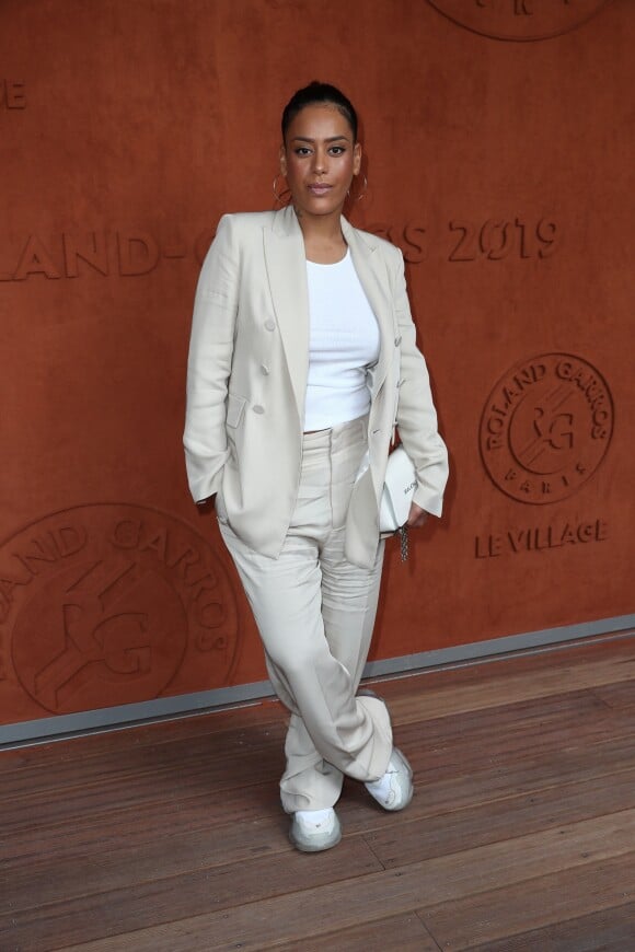 Amel Bent dans le village des internationaux de France de tennis de Roland Garros à Paris, France, le 6 juin 2019. © Jacovides-Moreau/Bestimage