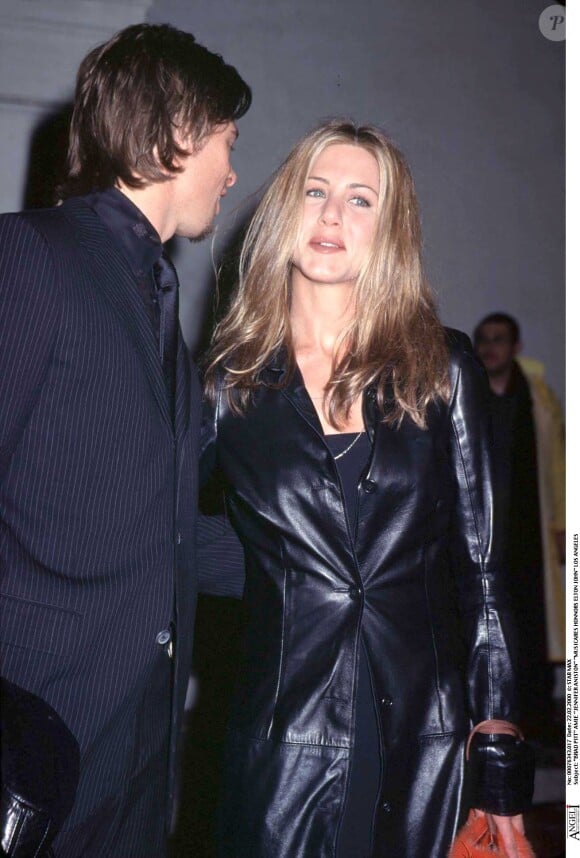 Brad Pitt et Jennifer Aniston à la soirée Musicars Honnors Elton John, à Los Angeles, le 22 février 2000