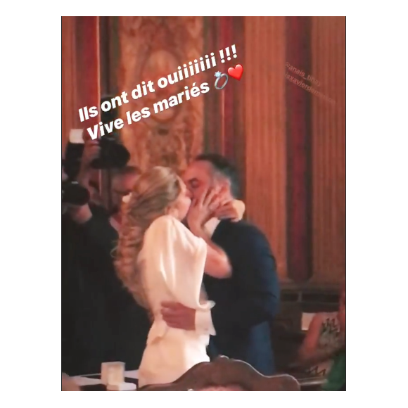 François-Xavier Demaison et Anaïs Tihay se sont mariés le 7 juin 2019 dans les Pyrénées-Orientales, unis à la mairie de Perpignan avant de célébrer leurs noces au château de Valmy à Argelès-sur-Mer. Image Instagram.