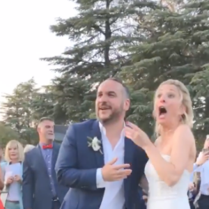 François-Xavier Demaison et Anaïs Tihay se sont mariés le 7 juin 2019 dans les Pyrénées-Orientales, unis à la mairie de Perpignan avant de célébrer leurs noces au château de Valmy à Argelès-sur-Mer. Image Instagram.