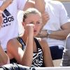 Kristina Mladenovic, la compagne de Dominic Thiem, assiste au match de son chéri à Roland Garros. Paris, France, le 6 juin 2019.