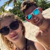 Kristina Mladenovic en vacances aux Maldives avec son compagnon Dominic Thiem (photo postée sur Instagram en novembre 2018).