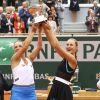 Timea Babos et Kristina Mladenovic ont remporté la finale du double dames lors des internationaux de France de tennis de Roland-Garros 2019 à Paris le 9 juin 2019 © Gwendoline Le Goff / Panoramic / Bestimage