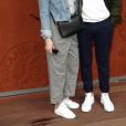 Norman Thavaud et sa compagne Martha au village pour la finale hommes lors des internationaux de France de tennis de Roland Garros 2019 à Paris le 9 juin 2019. © Jacovides - Moreau / Bestimage