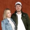 Norman Thavaud et sa compagne Martha au village pour la finale hommes lors des internationaux de France de tennis de Roland Garros 2019 à Paris le 9 juin 2019. © Jacovides - Moreau / Bestimage