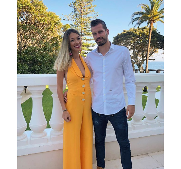 Camille Schneiderlin et son mari Morgan à Nice pour leur premier anniversaire de mariage, Instagram, 9 juin 2019