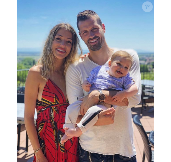 Camille Schneiderlin, Morgan et leur fils Maé, sur Instagram, 3 juin 2019